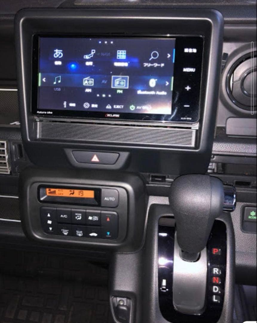 N-VAN専用　ハンドメイドテーブル改＆インパネトレイセット！木目調仕様！