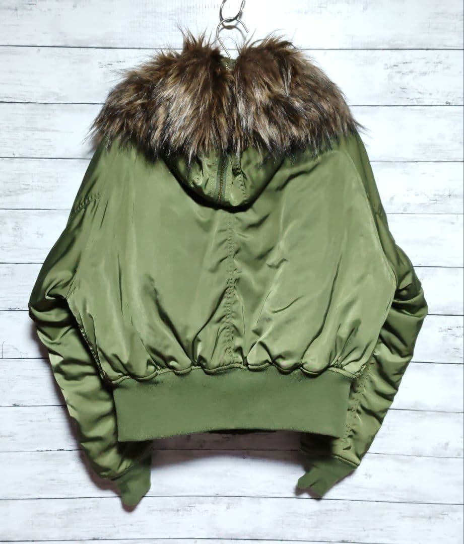 美品　AZUL by MOUSSY　N-2B ファージャケット　短丈　y2k