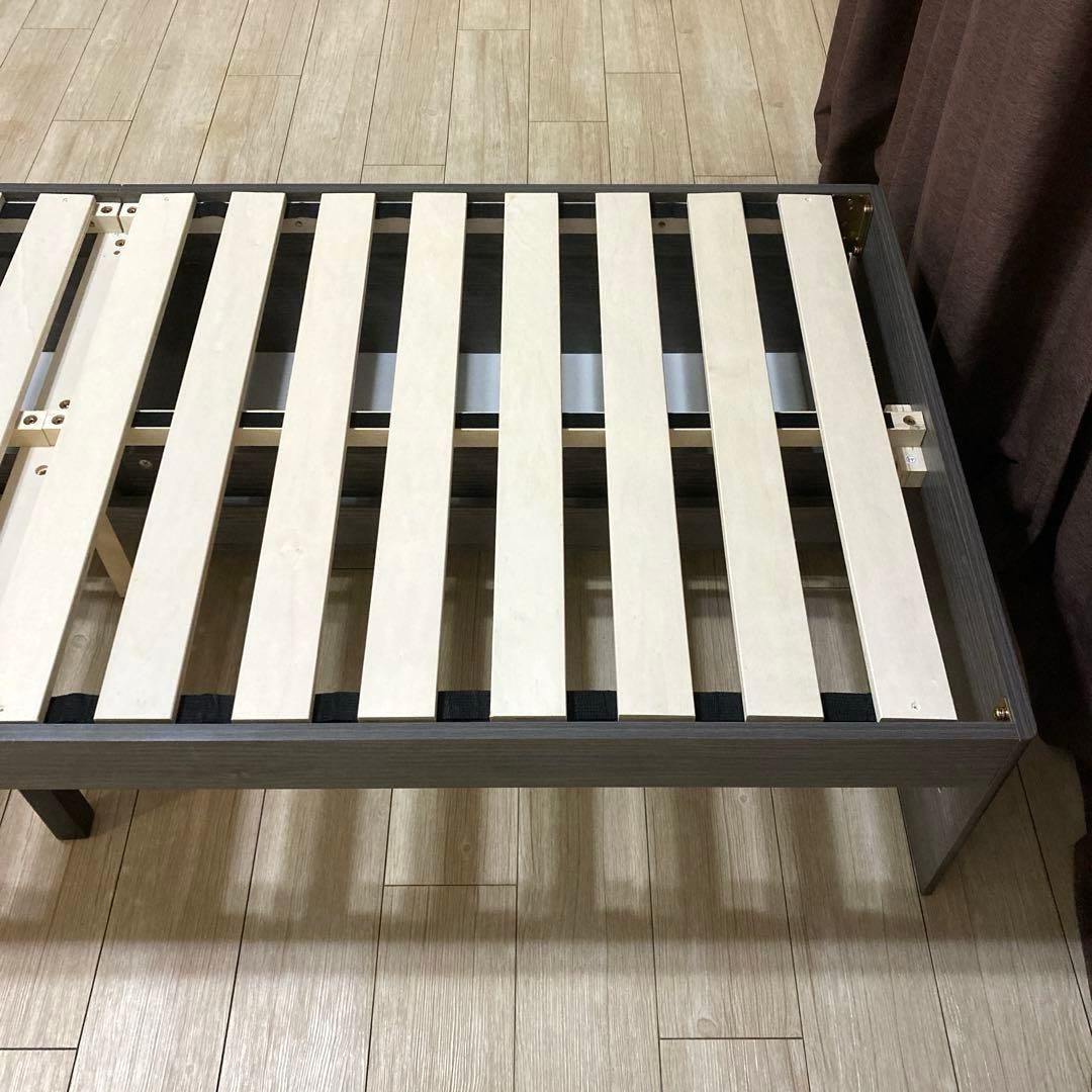 【自社配送限定販売】小傷あり/ニトリ収納付きすのこフレーム/セミシングルサイズ