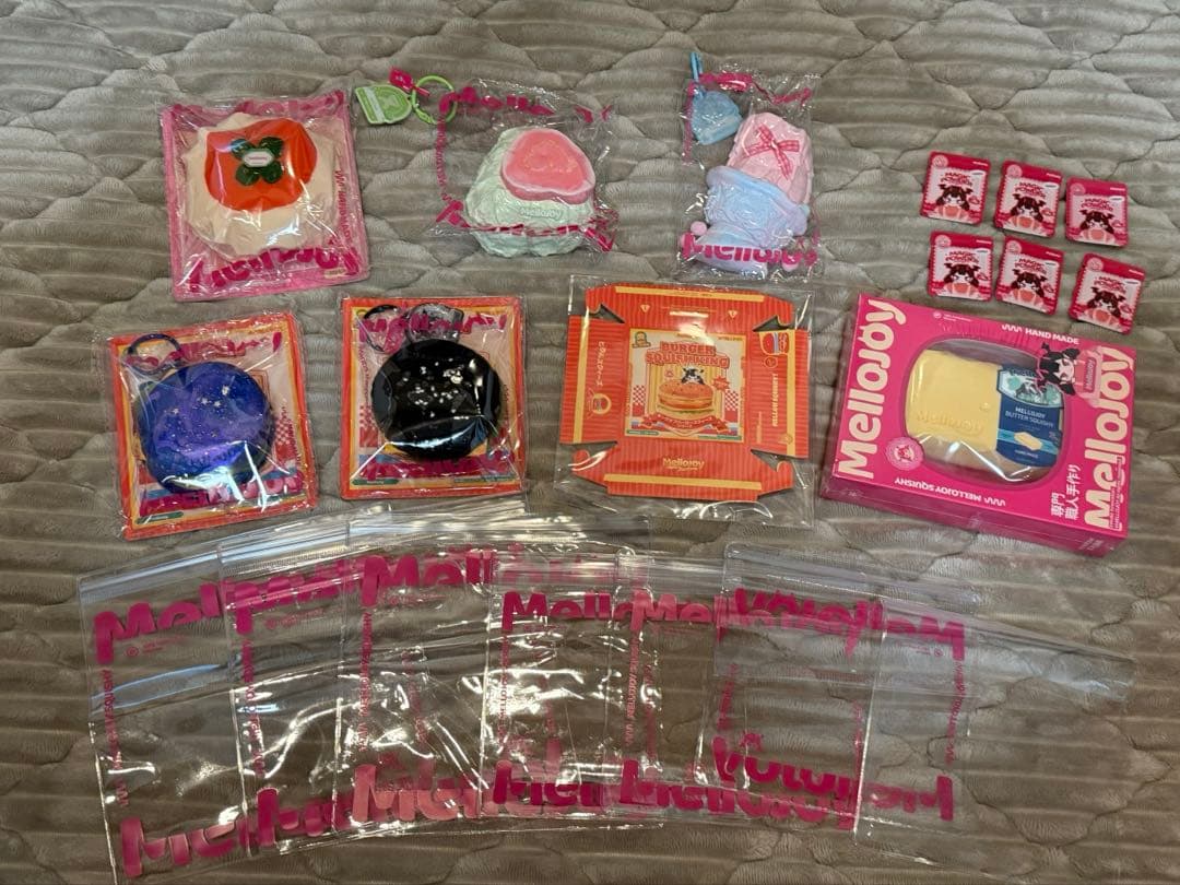 メロジョイ スクイーズ まとめ売り 未開封あり 大福 ハンバーガードーパミン王国