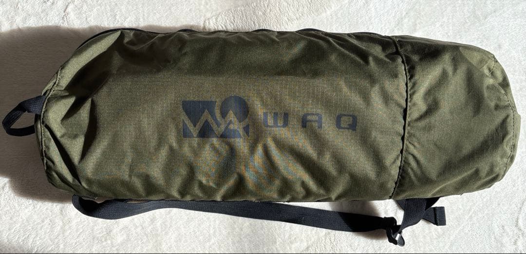 WAQ 2way フォールディングコット（オリーブ）