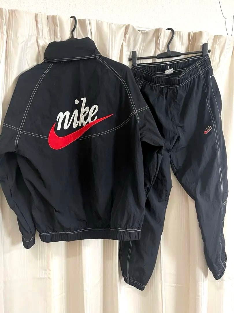 【超希少・Nissy着用モデル】NIKE セットアップ 黒　L/L