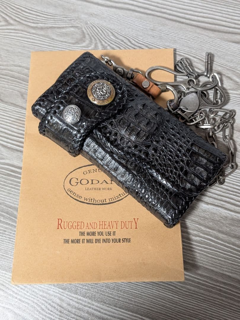 GODANE　ゴダン　本革長財布　バイカーズウォレットライダースウォレット極美品