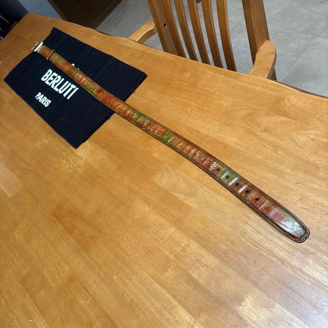超美品‼️ベルトBERLUTI ベルルッティ カリグラフィ メンズ