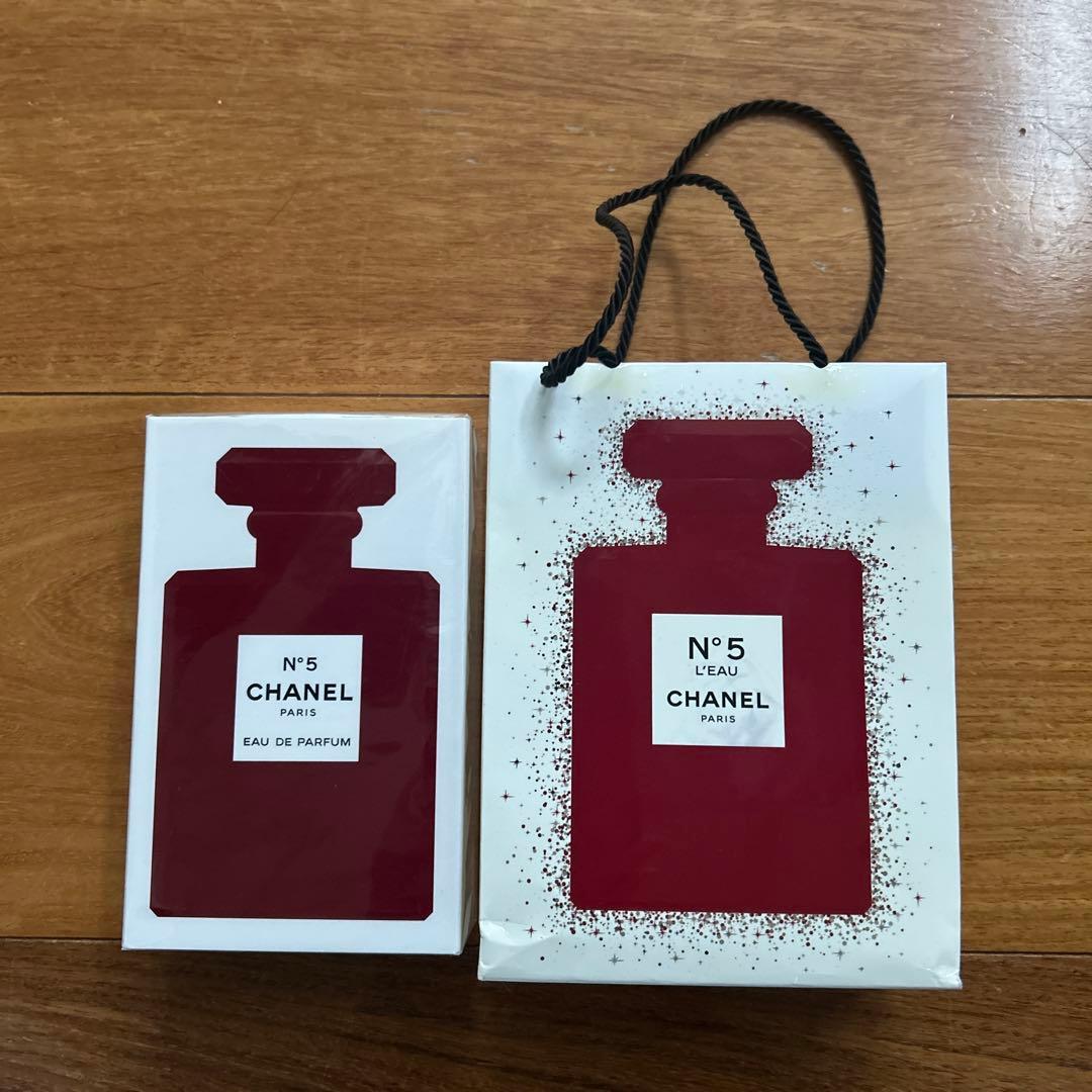新品未開封CHANEL100周年限定品赤ボトルN°5 ロー オードゥ トワレット