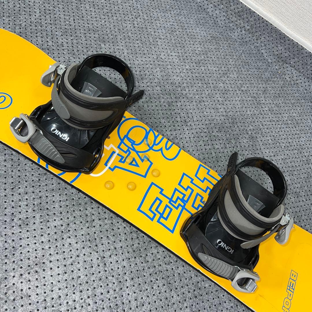 １０回使用 キッズスノーボード 98cm BE-POP×バイン×BOAブーツ