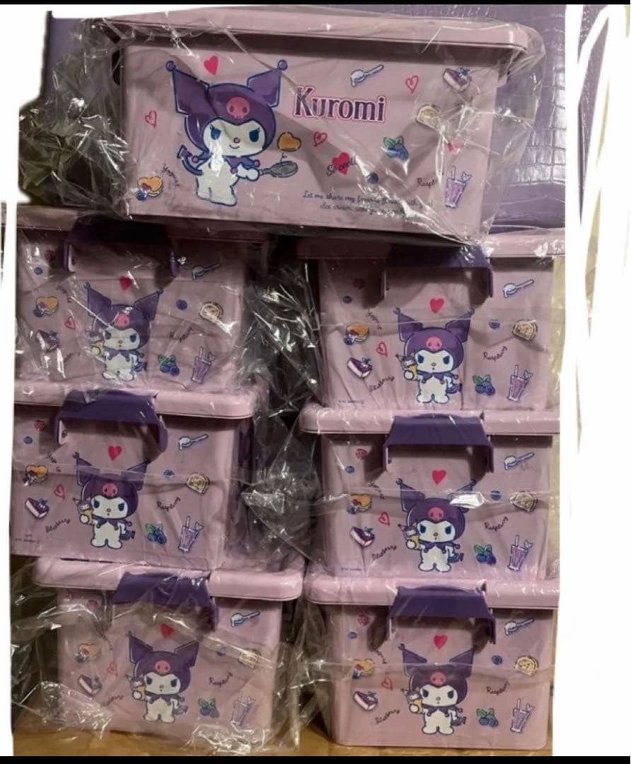 サンリオ　クロミ　ボックス　box 未使用　収納　kuromi sanrio
