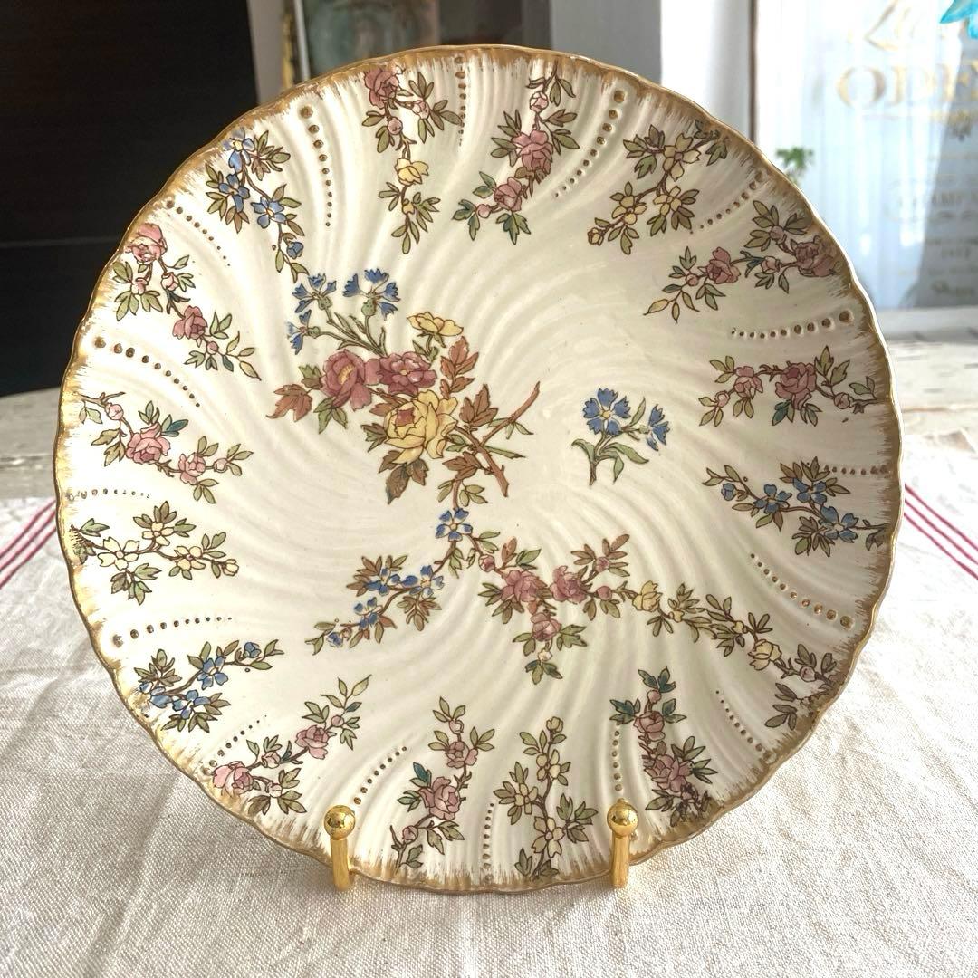 Sarreguemines　ルイ15世　プレート　フランスアンティーク【G】