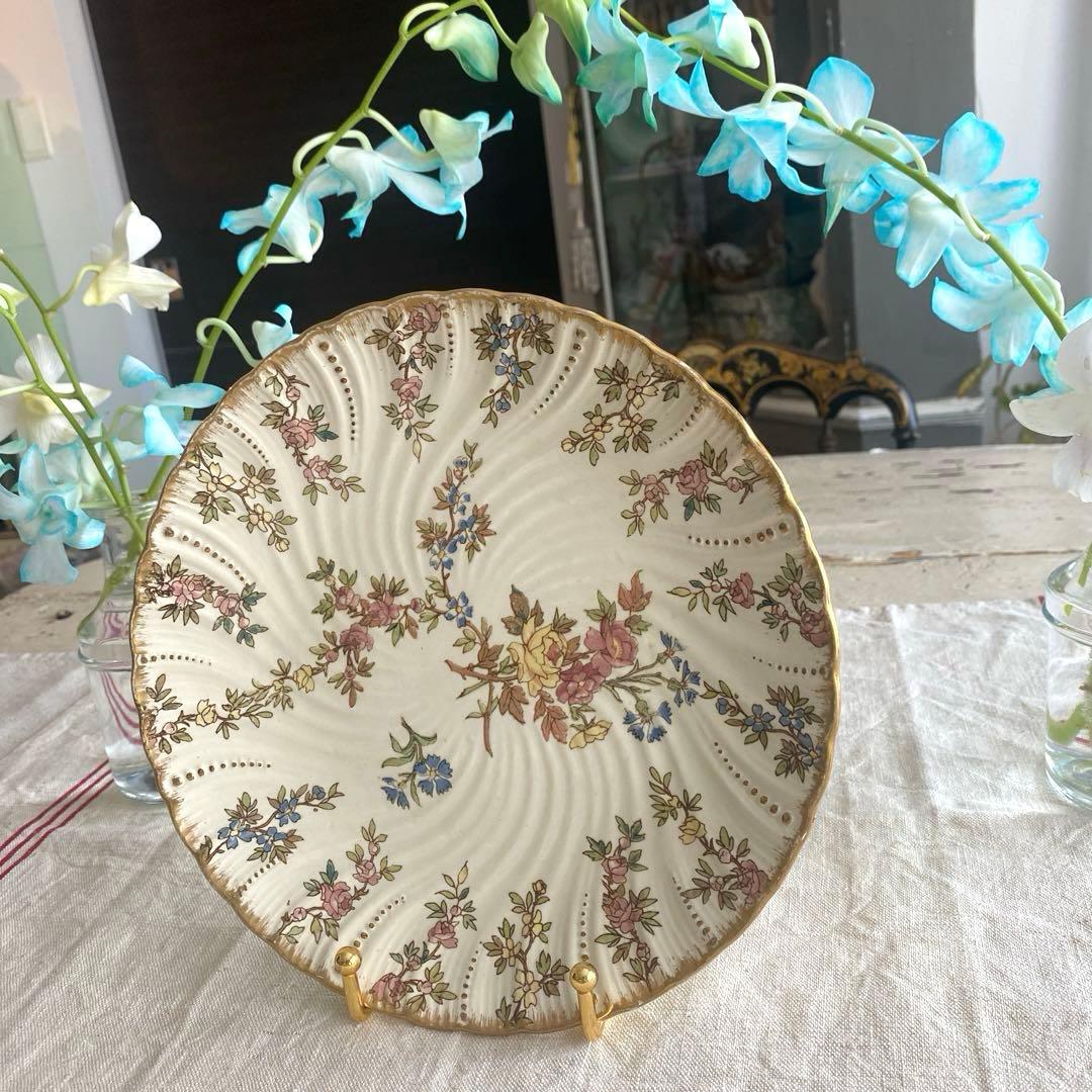 Sarreguemines　ルイ15世　プレート　フランスアンティーク【G】