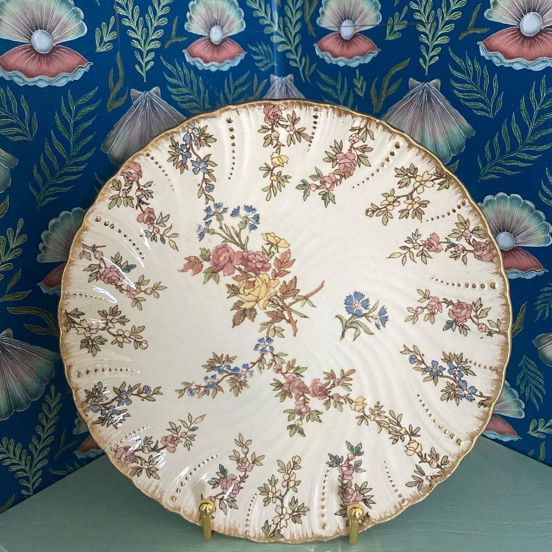 Sarreguemines　ルイ15世　プレート　フランスアンティーク【G】