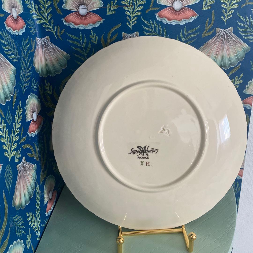 Sarreguemines　ルイ15世　プレート　フランスアンティーク【G】