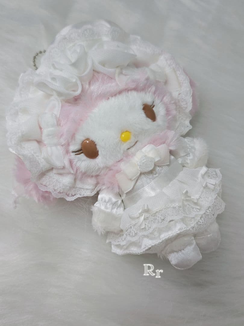 マイメロディ レースデザイン ウェディング 白 マスコット ロリータ　マイメロ