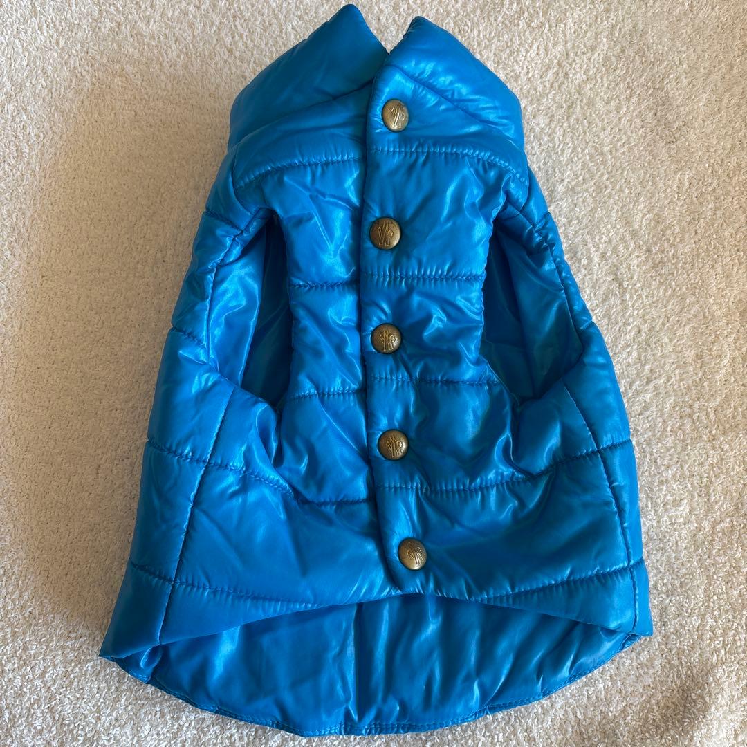 MONCLER 犬服 青 サイズ1 ダウンジャケット