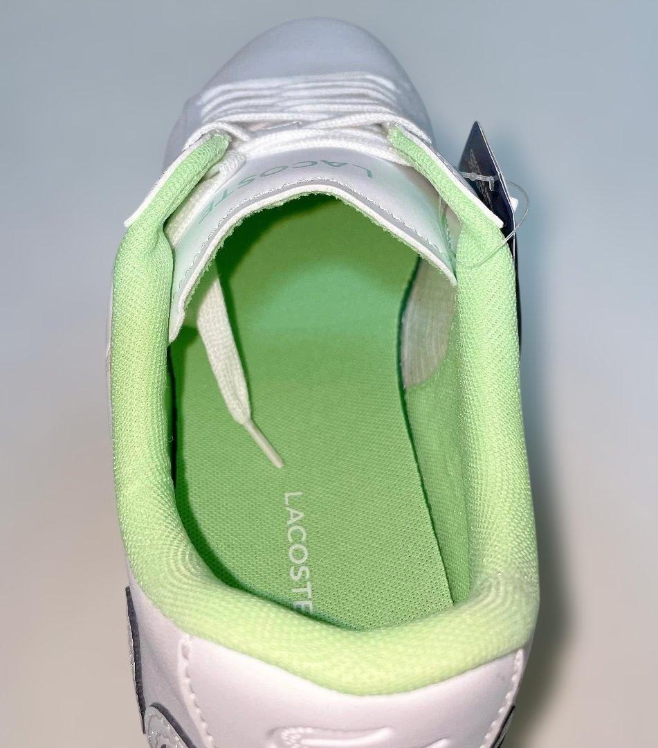 LACOSTE ラコステ カーナビー エヴォ スニーカー ホワイト/グリーン