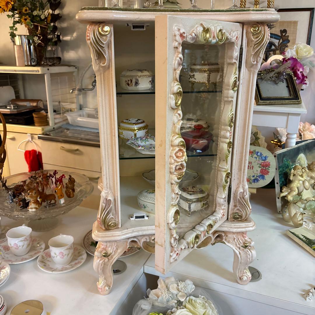 ロココ調　輸入家具　姫系プリンセスキャビネット