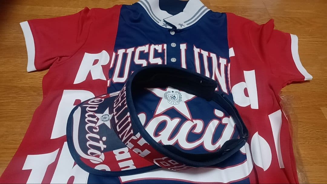 RUSSELUN セットアップ　ポロシャツ　サンバイザーのセットアップ！サイズ4