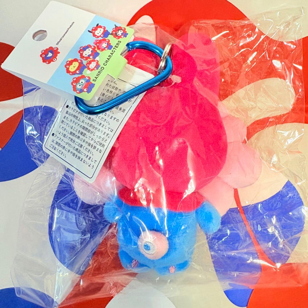 サンリオ　マイメロディ　ミャクミャク　マスコットキーホルダー　カラビナ付き