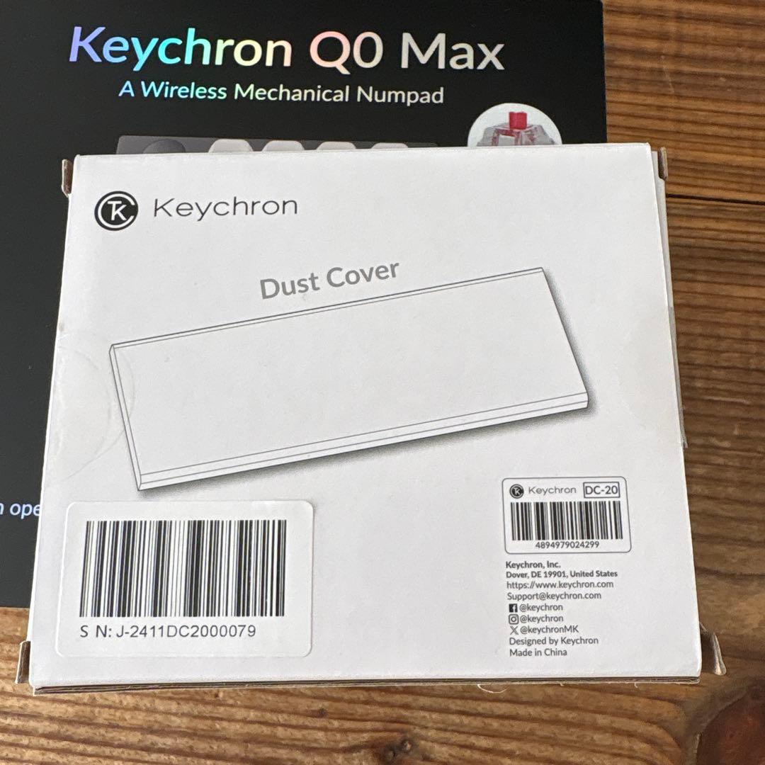Keychron Q0 Max ワイヤレスメカニカルテンキー 静音赤軸
