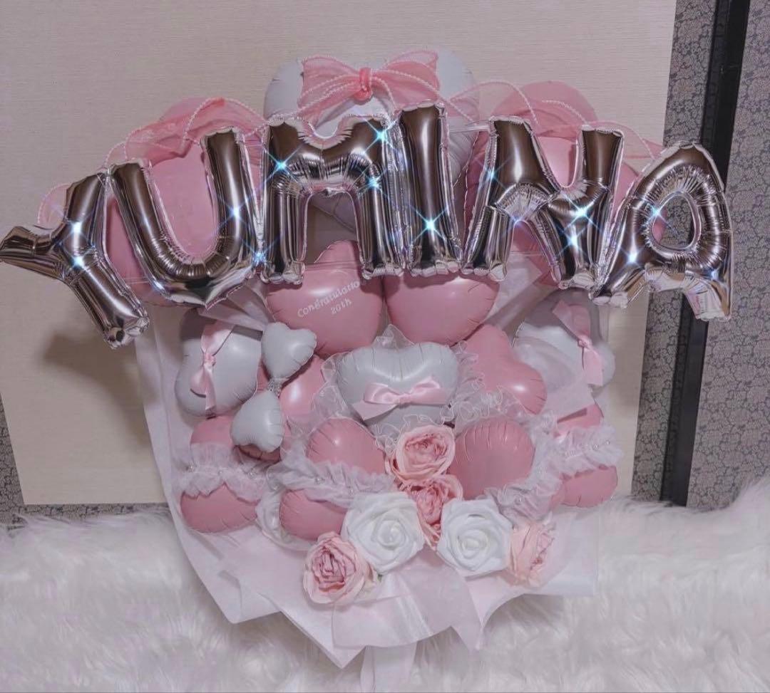 さちゃん♡プロフ必読　卒業ブーケ　バルーンブーケ　バルーンギフト