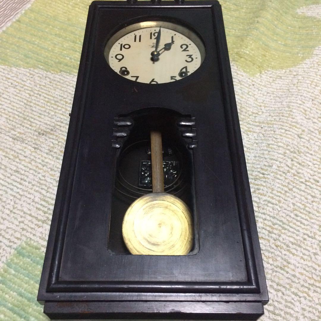 古時計 掛け時計 アンティーク 振り子時計　昭和レトロ　大正浪漫