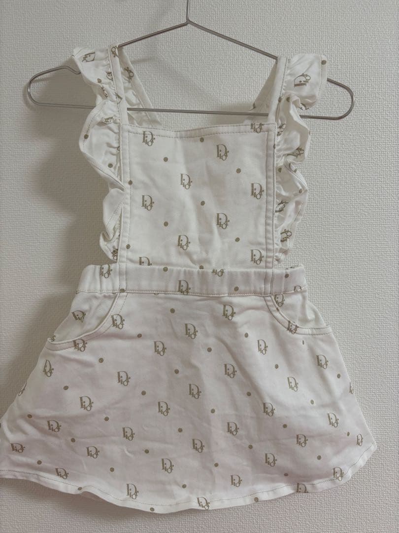 baby Dior フリル ワンピース ジャンパースカート 24m