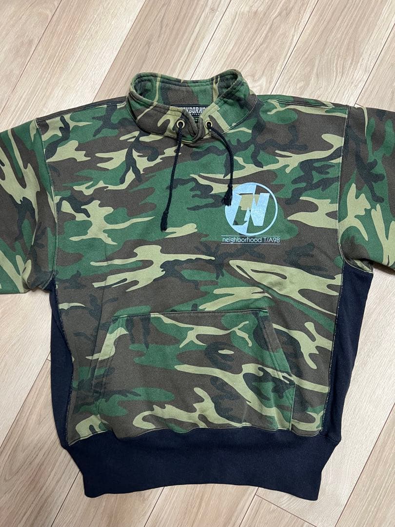 トーマス様限定　初期NEIGHBORHOOD ネイバーフッド迷彩裏起毛パーカーL
