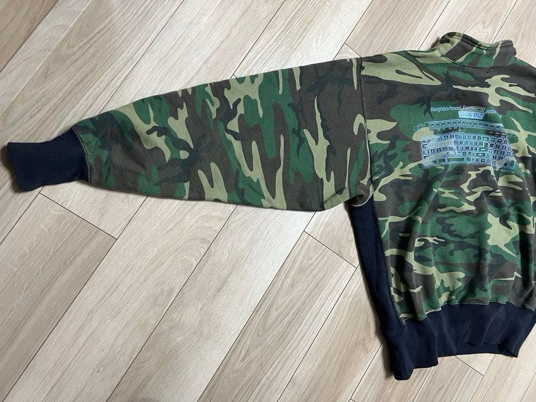 トーマス様限定　初期NEIGHBORHOOD ネイバーフッド迷彩裏起毛パーカーL