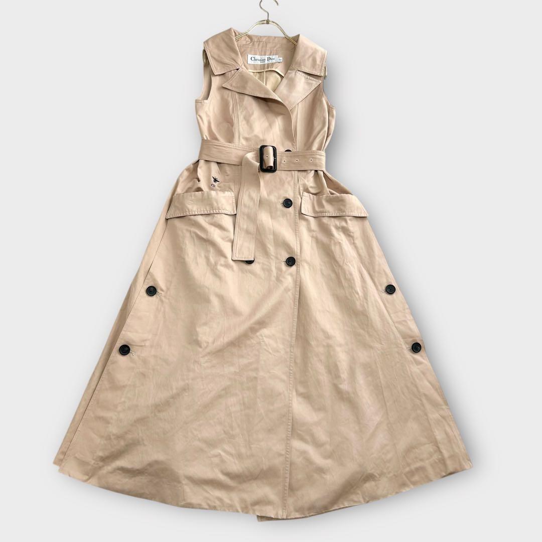 Christian Dior トレンチワンピース ベルト　イタリア製