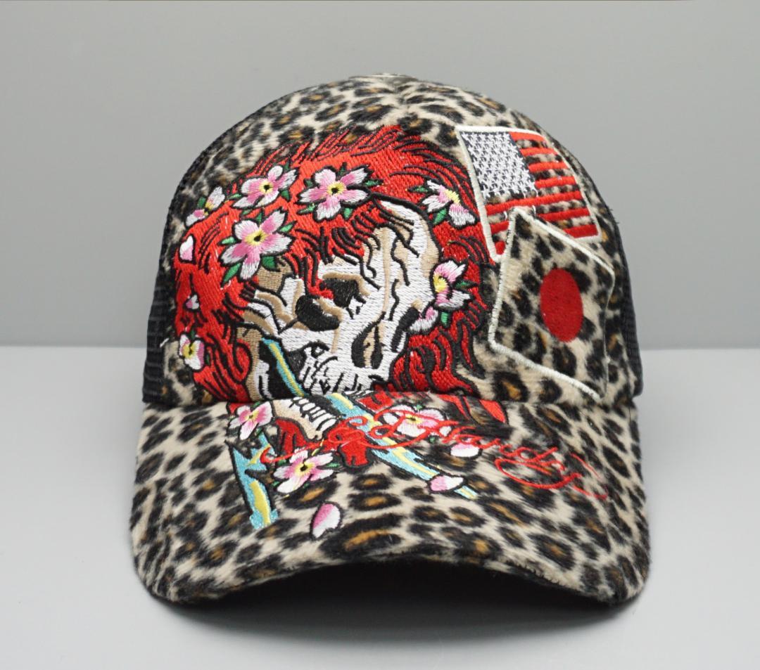 00's Christian Audigier キャップ Ed Hardy 白
