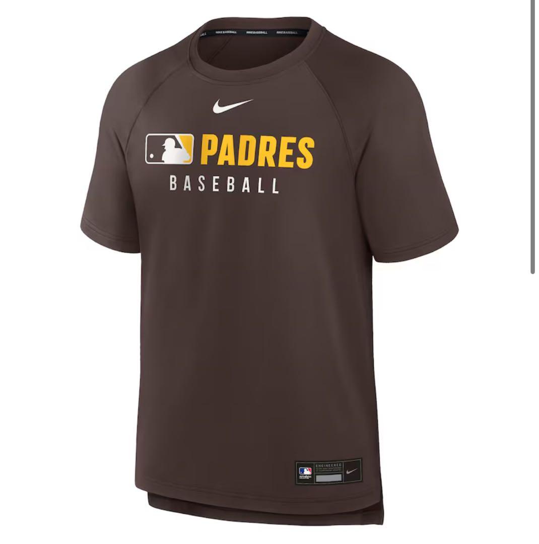 ダルビッシュ選手等着用サイズL パドレスオーセンティック パフォーマンスTシャツ