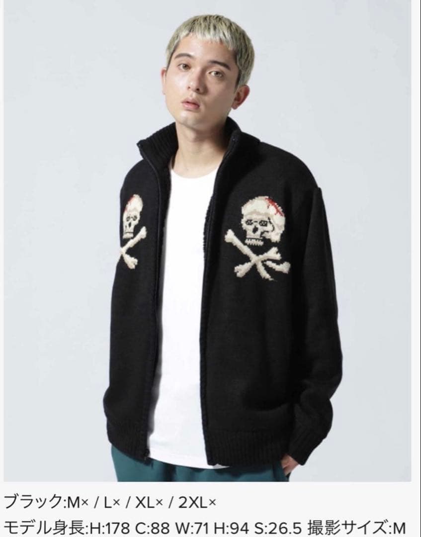 Schott ショット SKULL DS KNIT