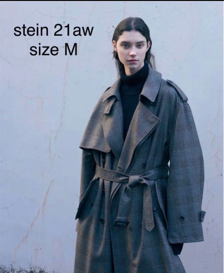 ジャケット・アウター stein OVERSIZED OVERLAPED TRENCH COAT
