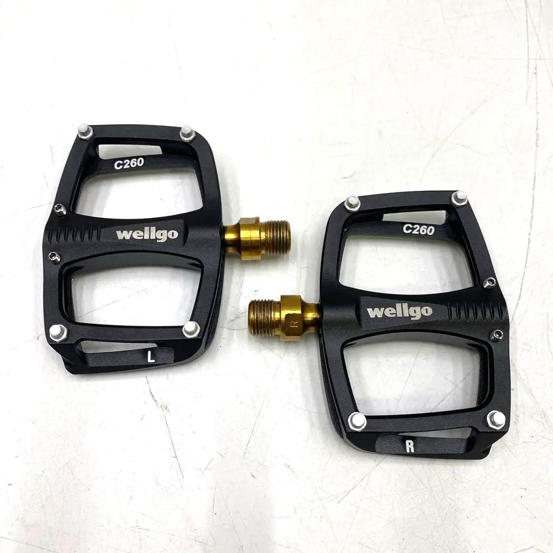 Wellgo C260 ALUMINUM SUPER LITE ブラック ペダル