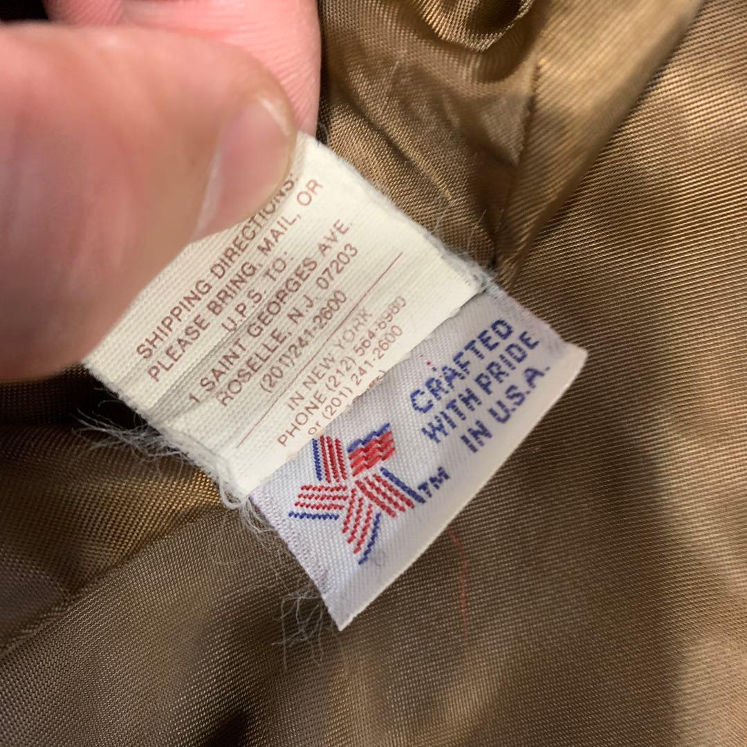 Schott A2 レザーフライトジャケット　本革　42