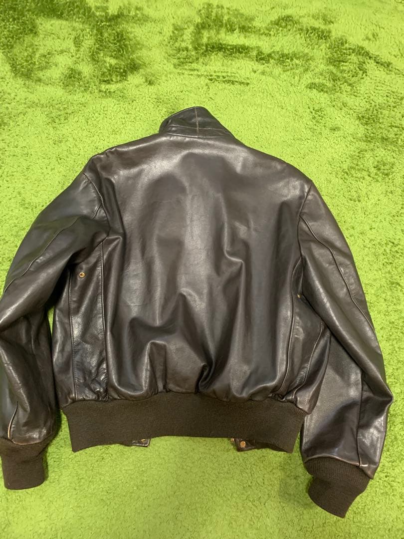 Schott A2 レザーフライトジャケット　本革　42