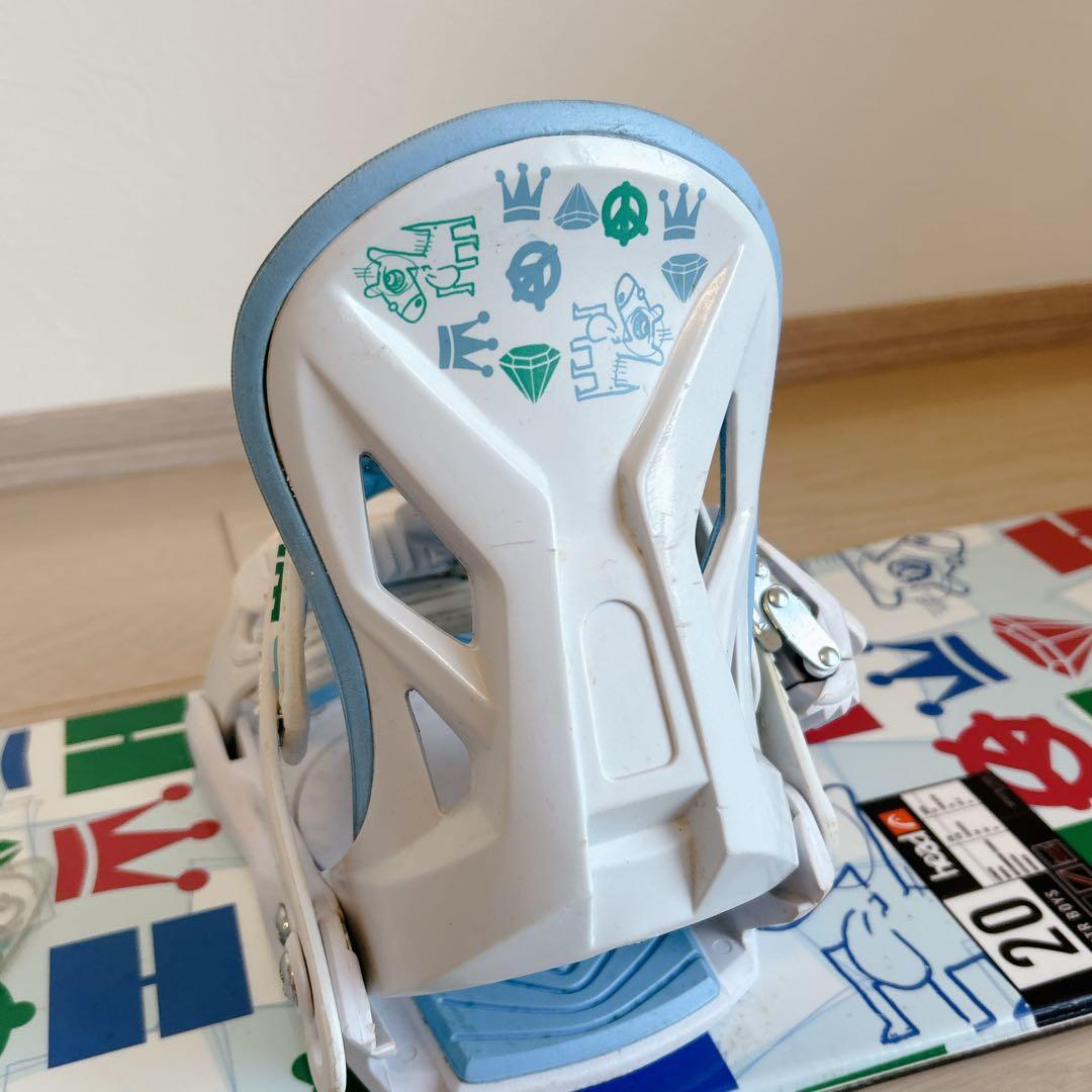 【美品】HEAD スノーボード 120cm キッズ ジュニア ビンディング付