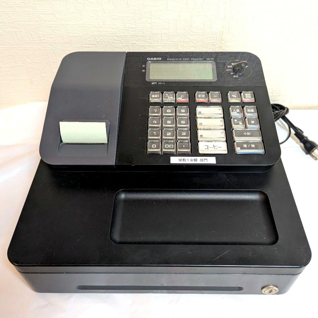 CASIO レジスター SE-G1 ブラック コンパクト レトロ