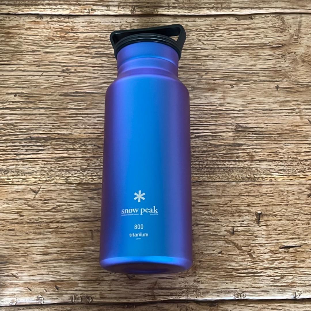 【新品未使用】 PEAK スノーピーク オーロラボトル800 ブルー