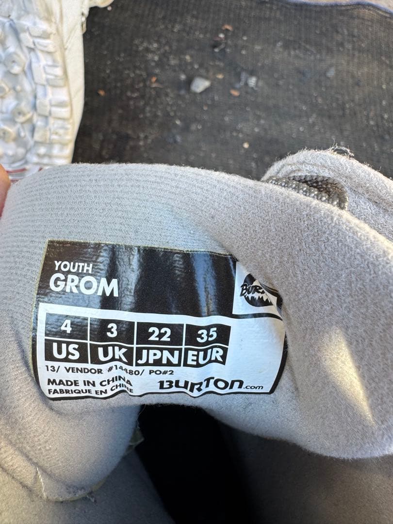 Burton Chicklet 115cm スノーボードセット ブーツ 22cm