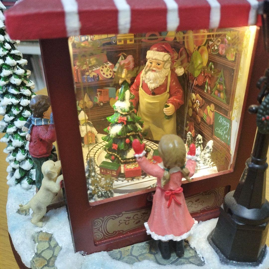 クリスマス　置物　NORTH POLE TOY SHOP