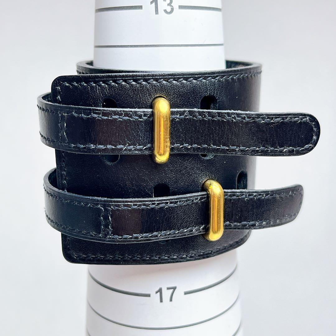 エルメス　ダブルループ　バングル　ブレスレット　マルジェラ期　◽︎F刻印2002年