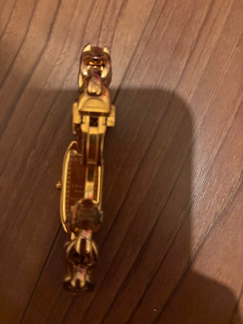 CELINE ゴールド アナログ腕時計