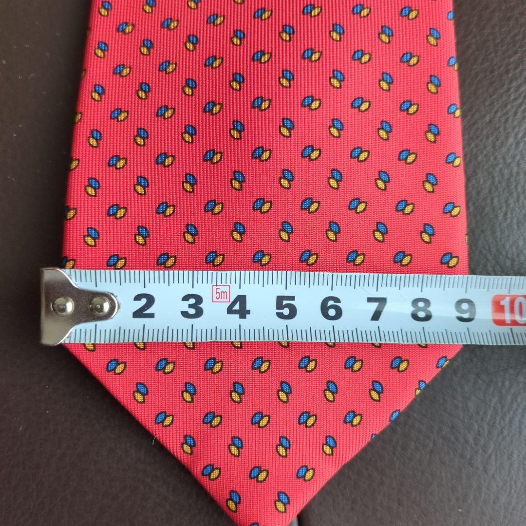 【未使用新品】E. MARINELLA マリネッラ　 ネクタイ オレンジ系