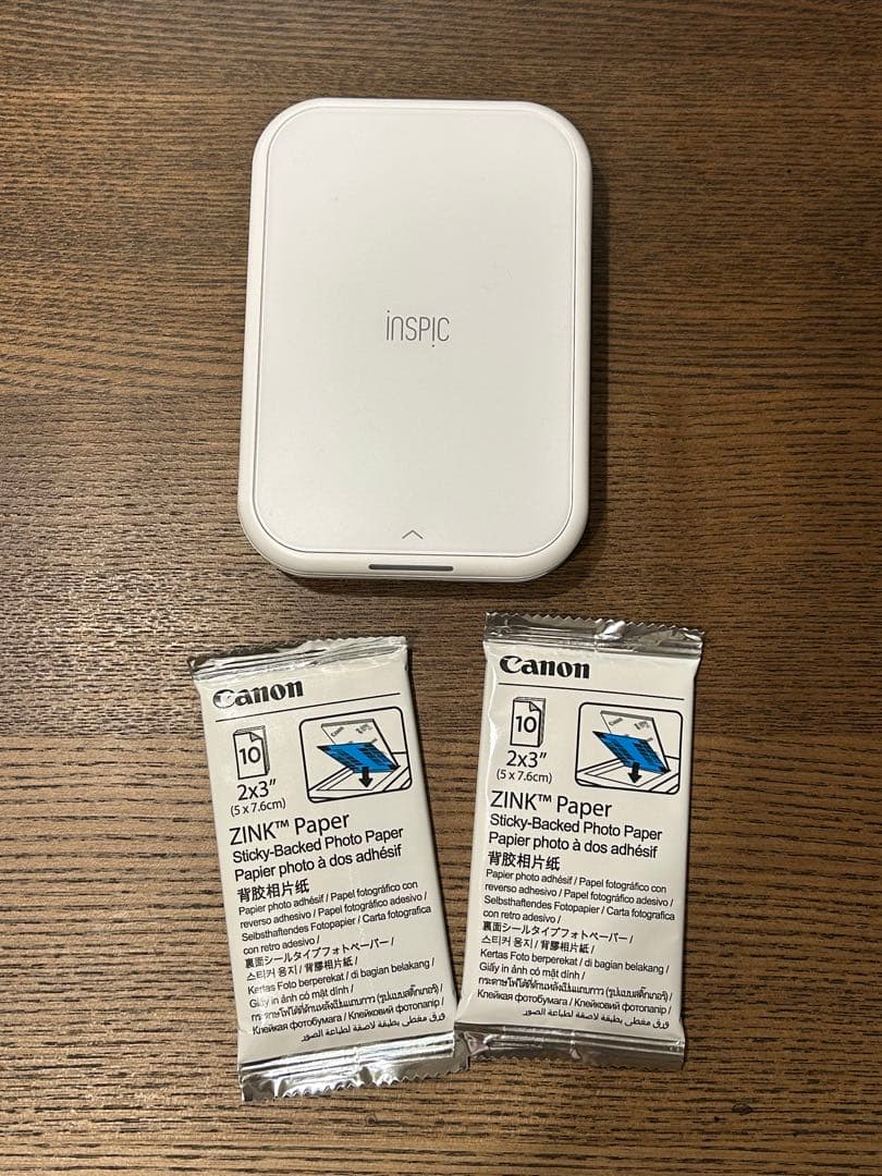 Canon iNSPiC プリンター 紙付き PV-223-WH ホワイト