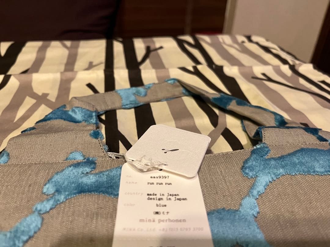 新品★ミナペルホネン　パニーニバッグ run run run