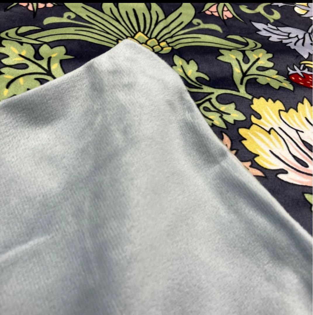 あったか掛けふとんカバー　W１８　フランネル　ウィリアムモリス　いちご泥棒　2枚