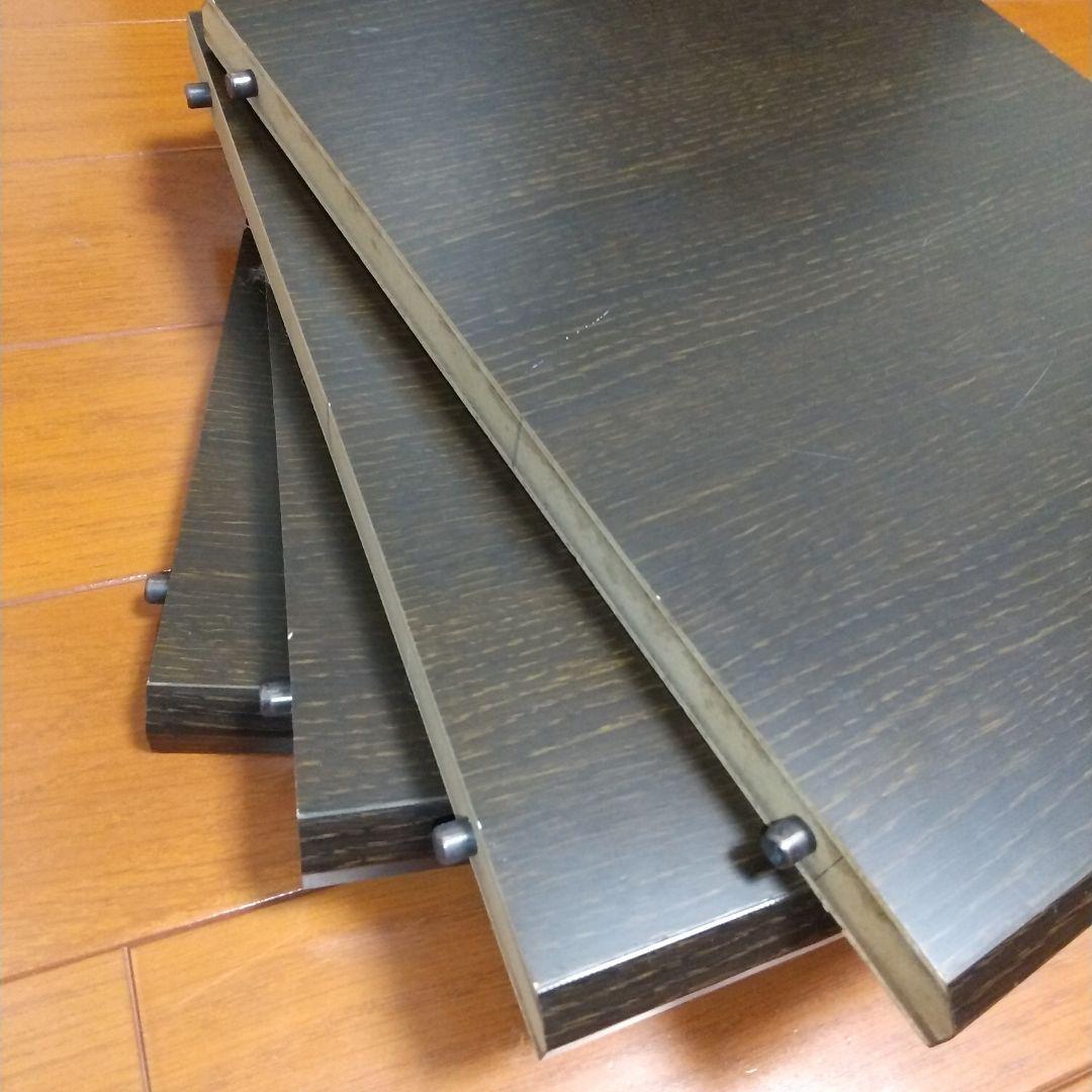 テレビ台 75型もOK 木製 ダークブラウン収納付き3月末頃迄の出品です底値です