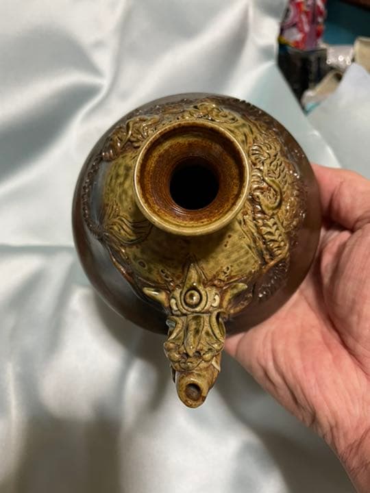 龍をかたどった酒器　希少品