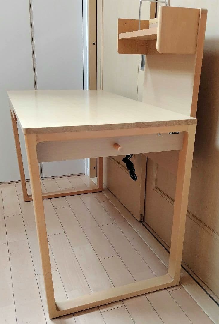 学習机　事務机　カリモク　シンプル　ナチュラル　エテルナ　入学　カリモク家具