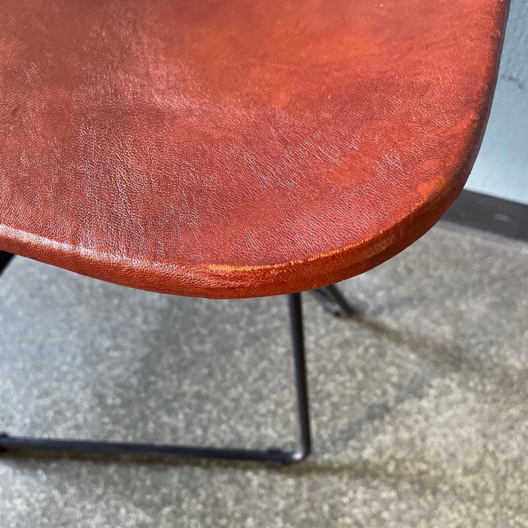 宮武製作所　MASARAスツール　1脚　鉄脚　本革